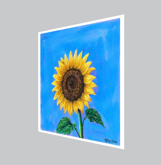 Soaring Sunflower - Fine Art Print - 8” x 8”