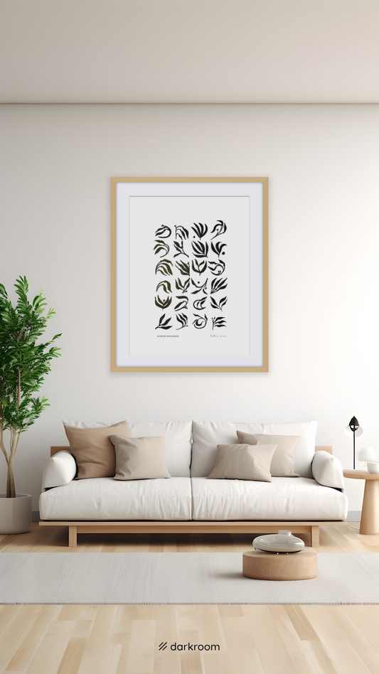 Seaweed Semapahore Fine Art Print