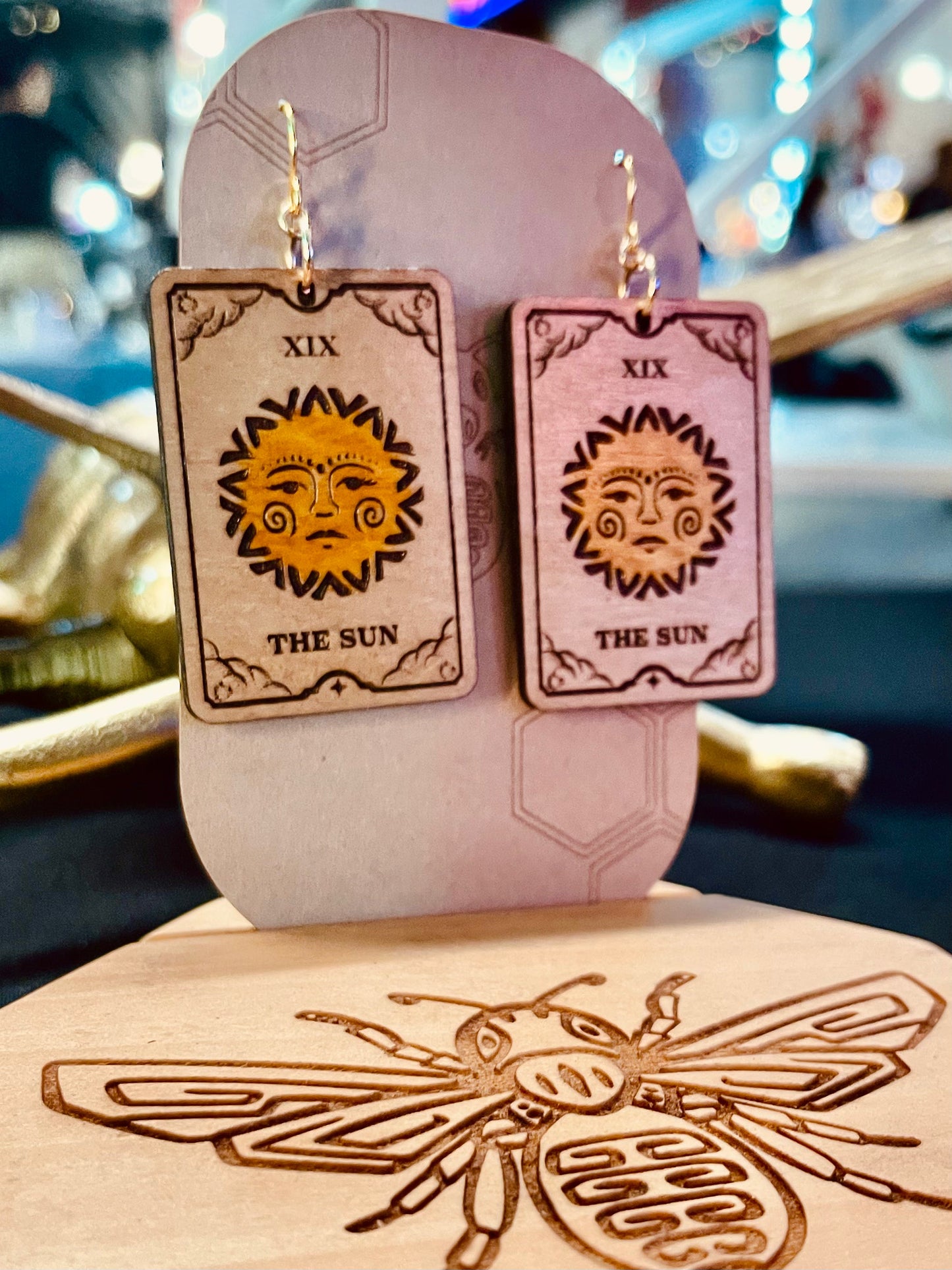 The Sun Tarot Earrings