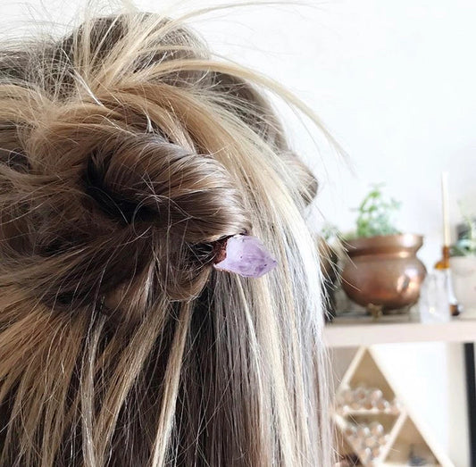 The Enchanted Tresses Hair Pin – Amethyst Dream