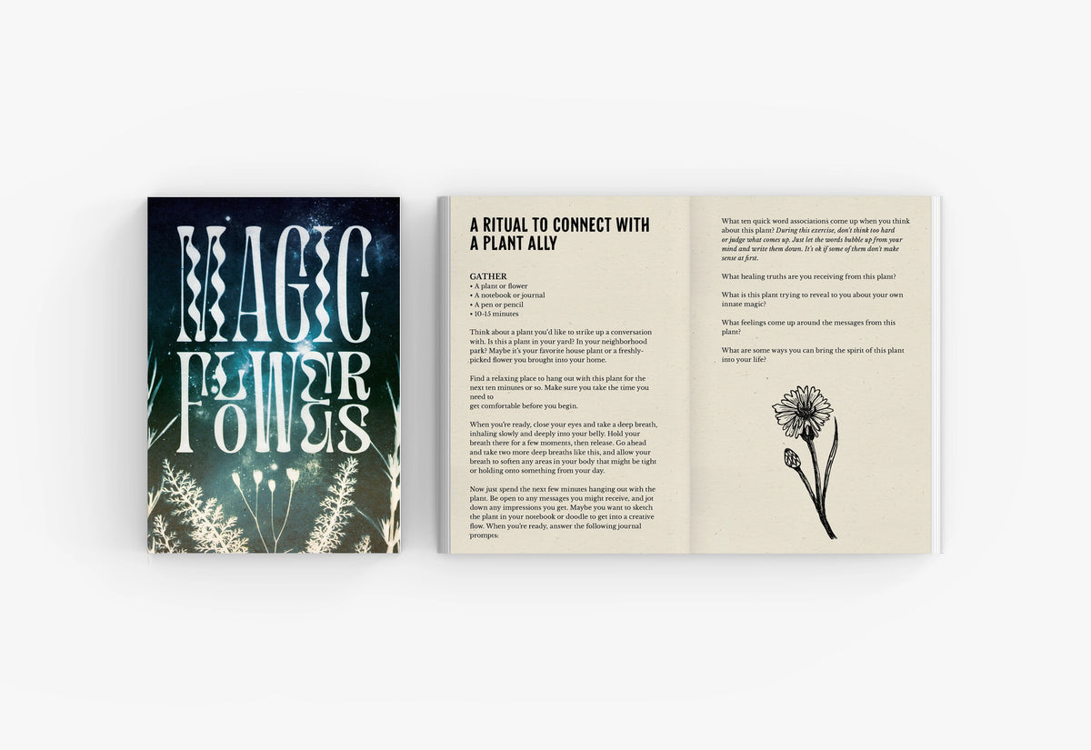 Magic Flowers - Book & Bookmark