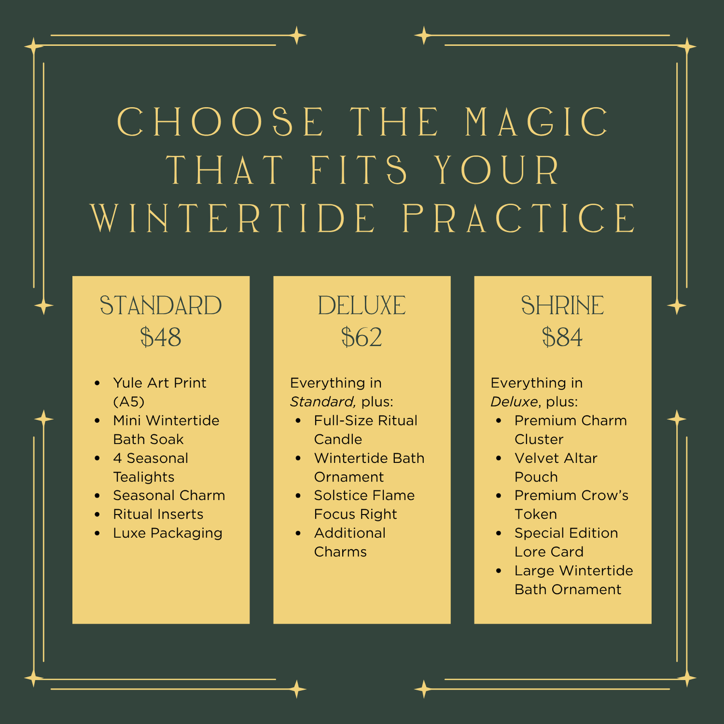 Yule Devotional Kit - Limited Edition Winter Solstice Ritual Box