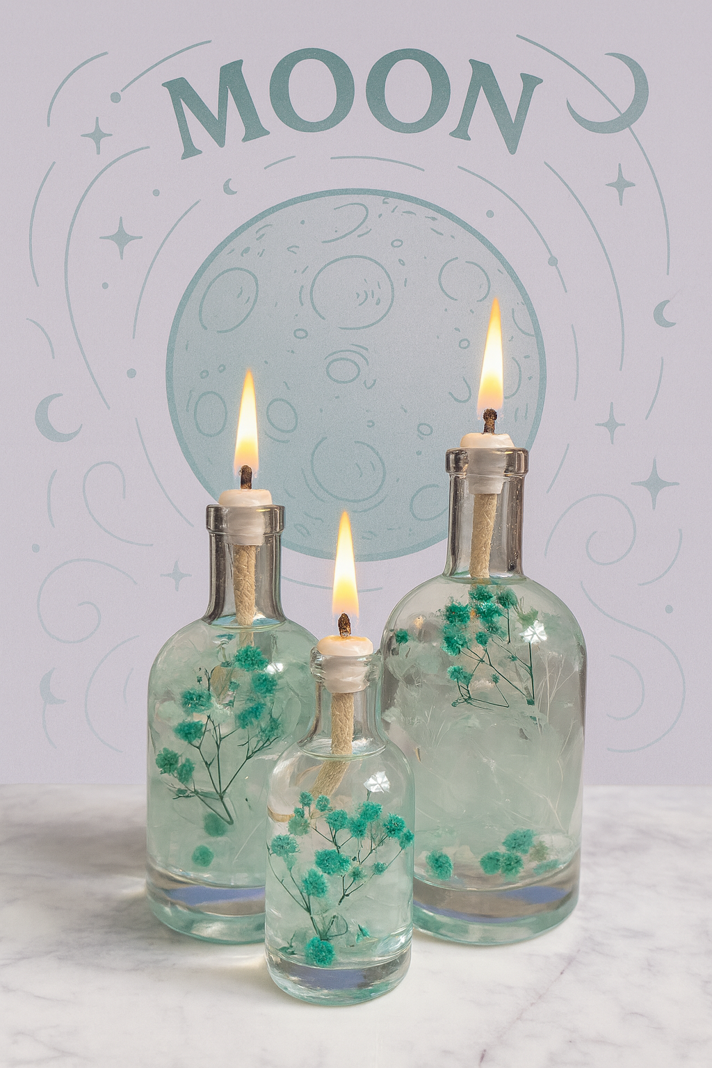 The Moon - Oil Candle