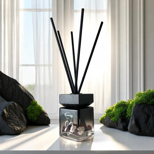 Capricornus Zodiac Crystal-Enhanced Reed Oil Diffuser, Mountain Air Scent, 100ml