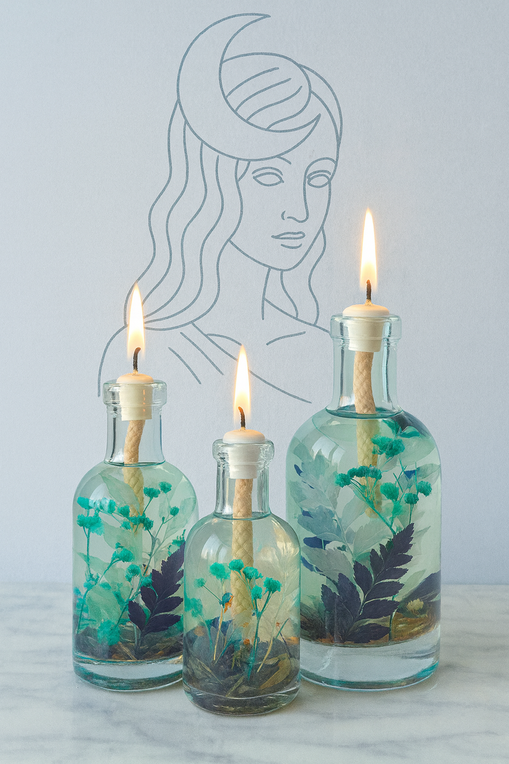 Selene - Oil Candle