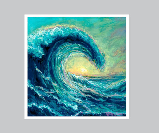 Golden Crest - Fine Art Print - 8” x 8”