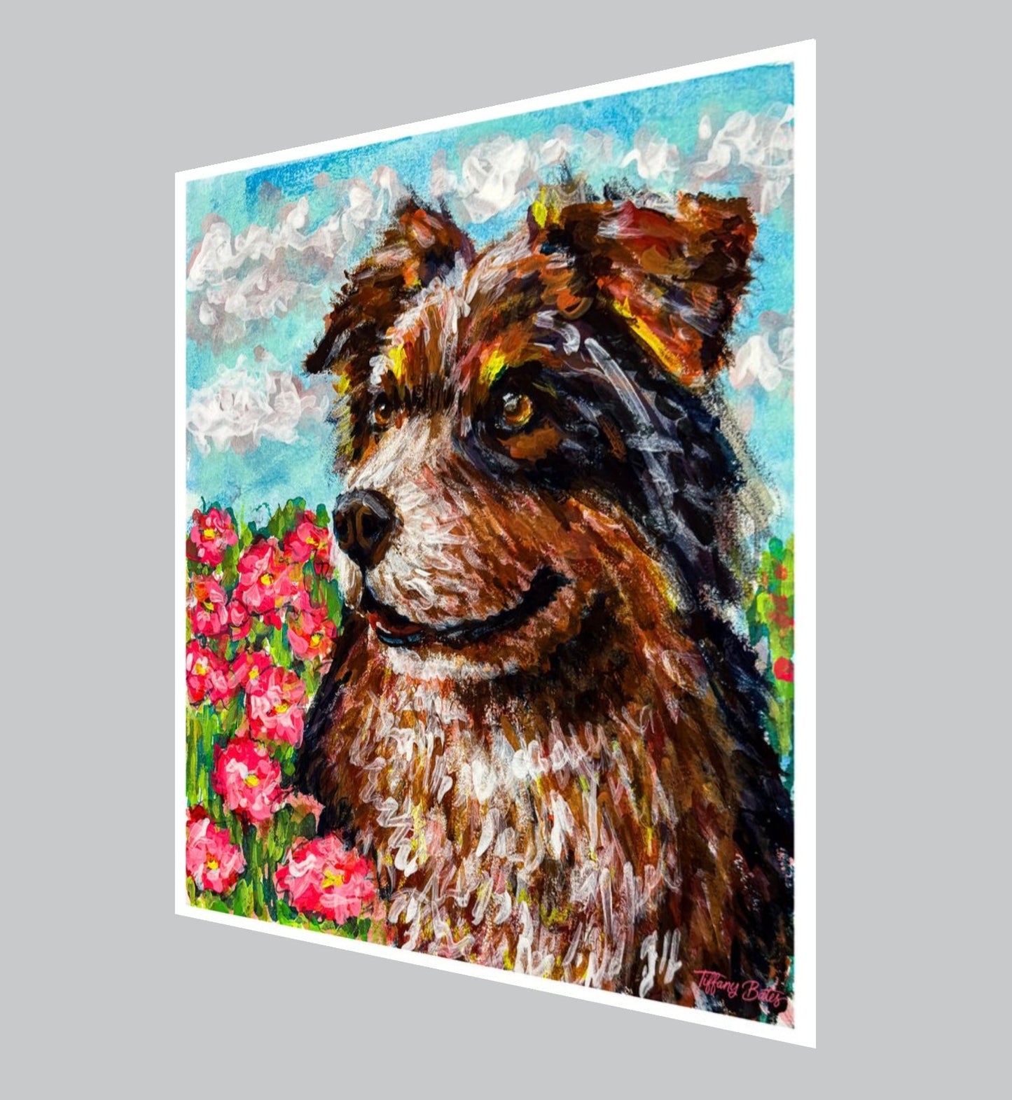 Awestruck Aussie - Fine Art Print - 8” x 8”