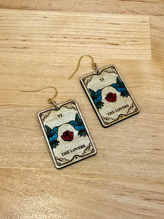 The Lovers Tarot Earrings