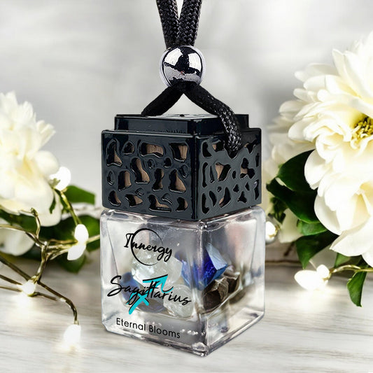 Sagittarius Zodiac Crystal-Enhanced Oil Diffuser, Car Air Freshener, 8ml