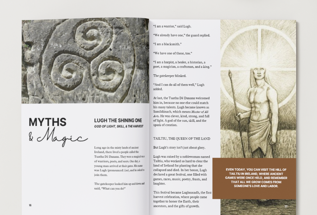 Wander the Wheel – August: Lughnasadh (Digital PDF)