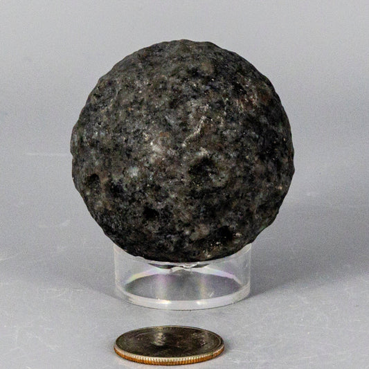 Yooperlite Cratered Moon Sphere UV Reactive 50MMt