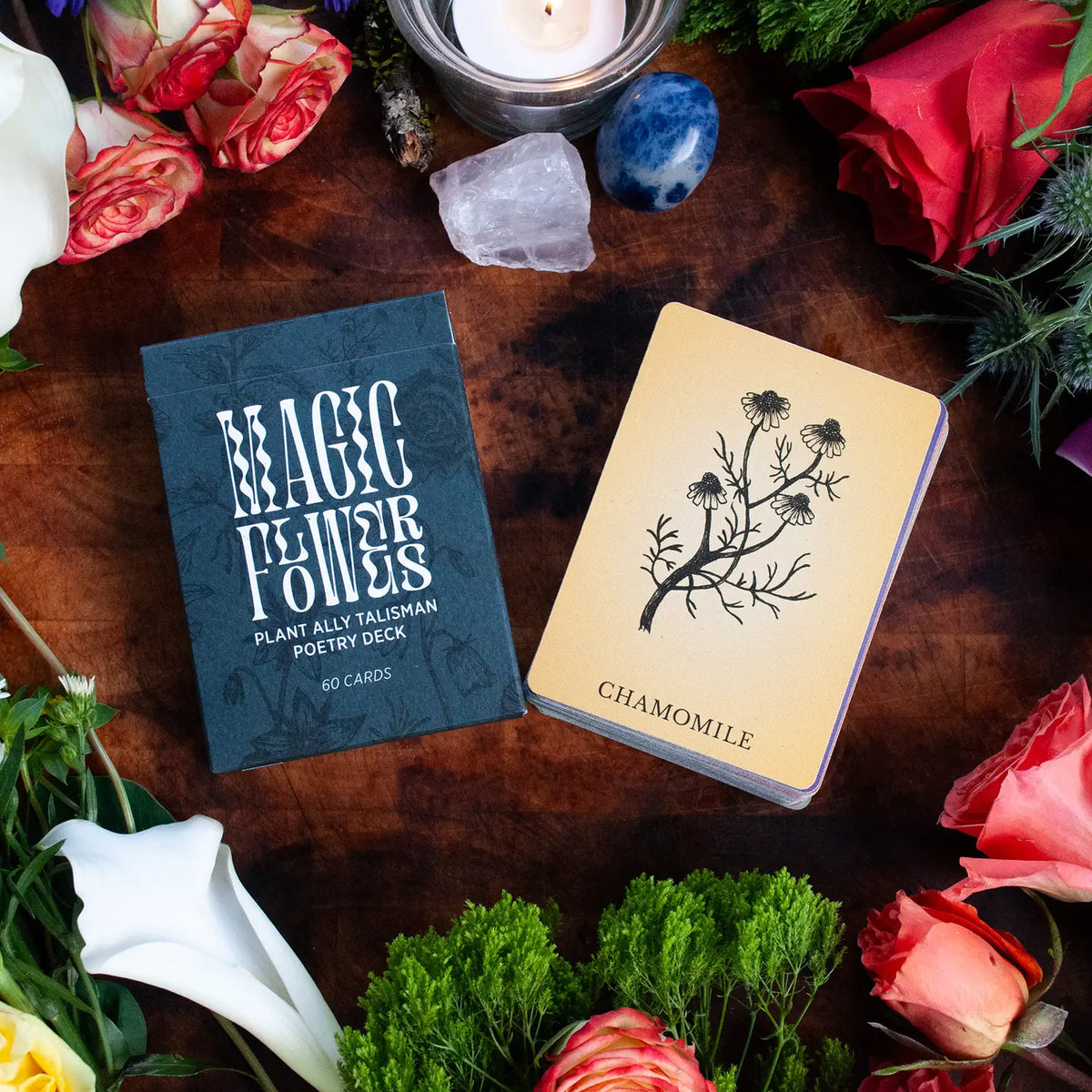Magic Flowers Oracle Deck - A Botanical Guide to Wisdom & Whispers