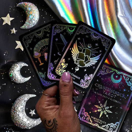 MINI Silver Crystalstruck Tarot© Card Deck