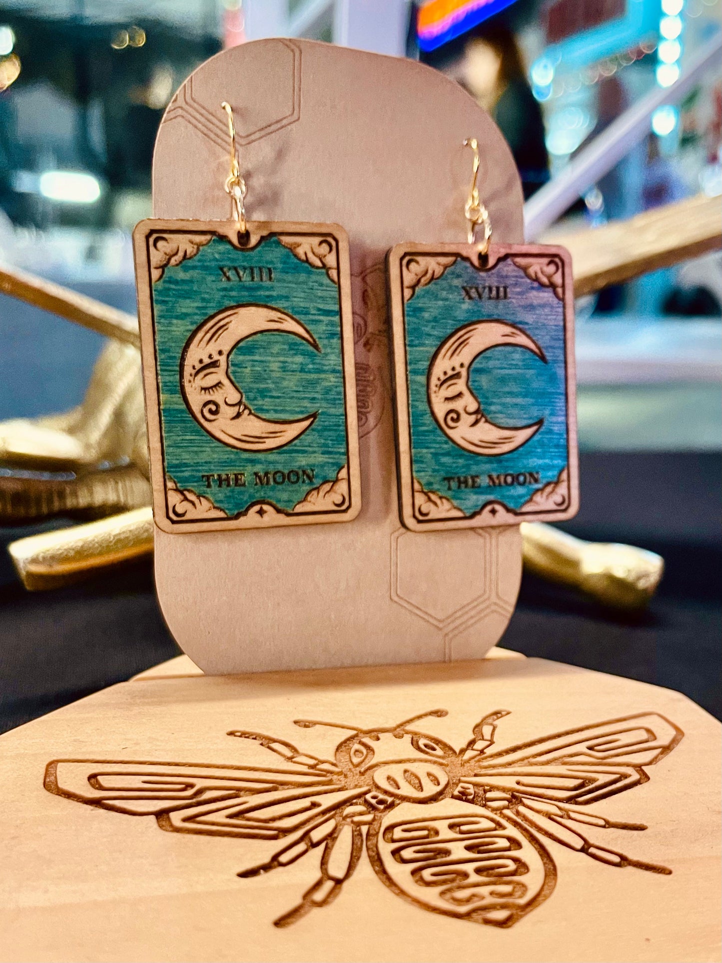 La Luna Tarot Earrings