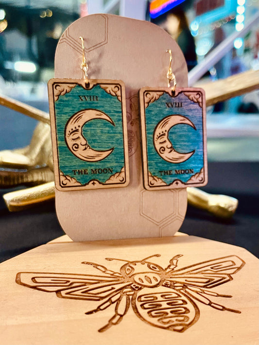La Luna Tarot Earrings
