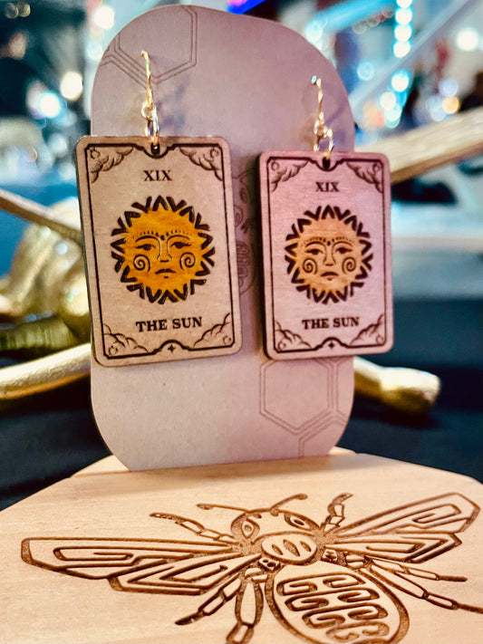 The Sun Tarot Earrings